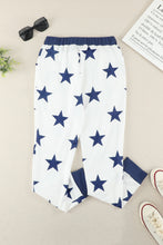 Load image into Gallery viewer, Star Print Drawstring Detail Joggers
