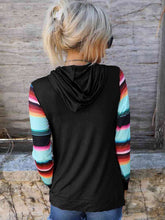 Load image into Gallery viewer, Striped Long Sleeve Hoodie
