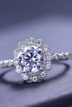 Load image into Gallery viewer, 1.5 Carat Moissanite Floral-Shaped Cluster Ring
