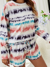 Load image into Gallery viewer, Tie-Dye Dropped Shoulder Lounge Set

