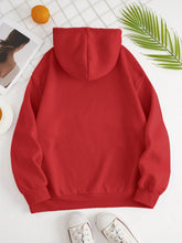 Load image into Gallery viewer, Drawstring Dropped Shoulder Hoodie
