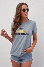 Load image into Gallery viewer, THE REAL MOMS OF SOFTBALL Graphic Tee
