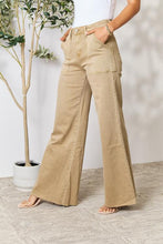 Load image into Gallery viewer, BAYEAS Raw Hem Wide Leg Jeans
