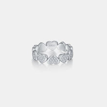 Load image into Gallery viewer, Moissanite 925 Sterling Silver Heart Shape Ring
