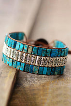 Load image into Gallery viewer, Handmade Triple Layer Natural Stone Bracelet
