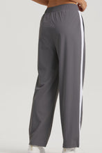 Load image into Gallery viewer, Side Stripe Elastic Waist Sports Pants
