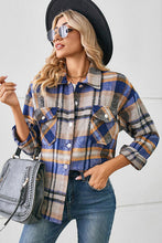 Load image into Gallery viewer, Collared Plaid Shacket
