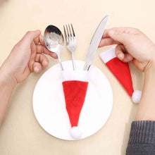 Load image into Gallery viewer, 20-Piece Christmas Hat Cutlery Holders
