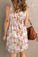 Load image into Gallery viewer, Printed Button Down Sleeveless Magic Dress
