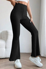 Load image into Gallery viewer, Basic Bae Full Size Ribbed High Waist Flare Pants
