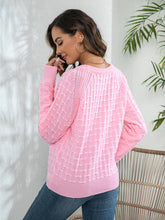 Load image into Gallery viewer, Decorative Button Long Sleeve Sweater
