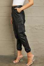 Load image into Gallery viewer, Kancan High Rise Leather Joggers
