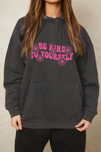 Load image into Gallery viewer, Simply Love Simply Love Full Size BE KIND TO YOURSELF Graphic Hoodie
