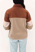 Load image into Gallery viewer, Half Zip Up Sweatshirt with Front Pocket
