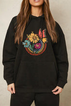 Load image into Gallery viewer, Simply Love Simply Love Full Size Butterfly and Flower Graphic Hoodie
