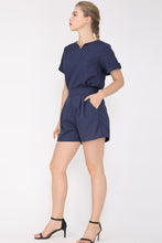 Load image into Gallery viewer, Plus Size Short Sleeve Top and Shorts Set
