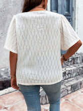 Load image into Gallery viewer, Plus Size V-Neck Puff Sleeve Blouse
