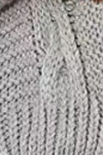 Load image into Gallery viewer, Open Front Cable-Knit Cardigan
