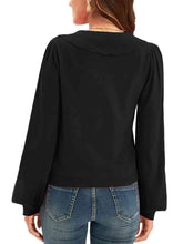 Load image into Gallery viewer, Collared Long Sleeve Button Down Cardigan
