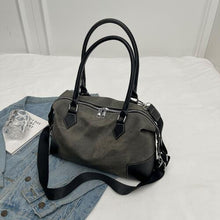 Load image into Gallery viewer, Contrast PU Leather Shoulder Bag
