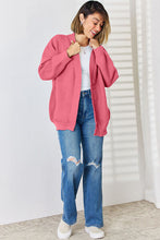 Load image into Gallery viewer, Open Front Dropped Shoulder Cardigan
