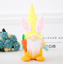 Load image into Gallery viewer, Gnome - Easter E - Green Yellow Pink Blue Quad -
