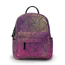Load image into Gallery viewer, Mini Backpack - Purple Webs
