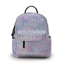 Load image into Gallery viewer, Pouch &amp; Mini Backpack Set - Knit Galaxy Pastel
