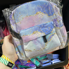 Load image into Gallery viewer, Mini Backpack - Purple Sparkle Waves
