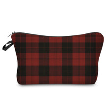 Load image into Gallery viewer, Pouch - Dark Red Plaid

